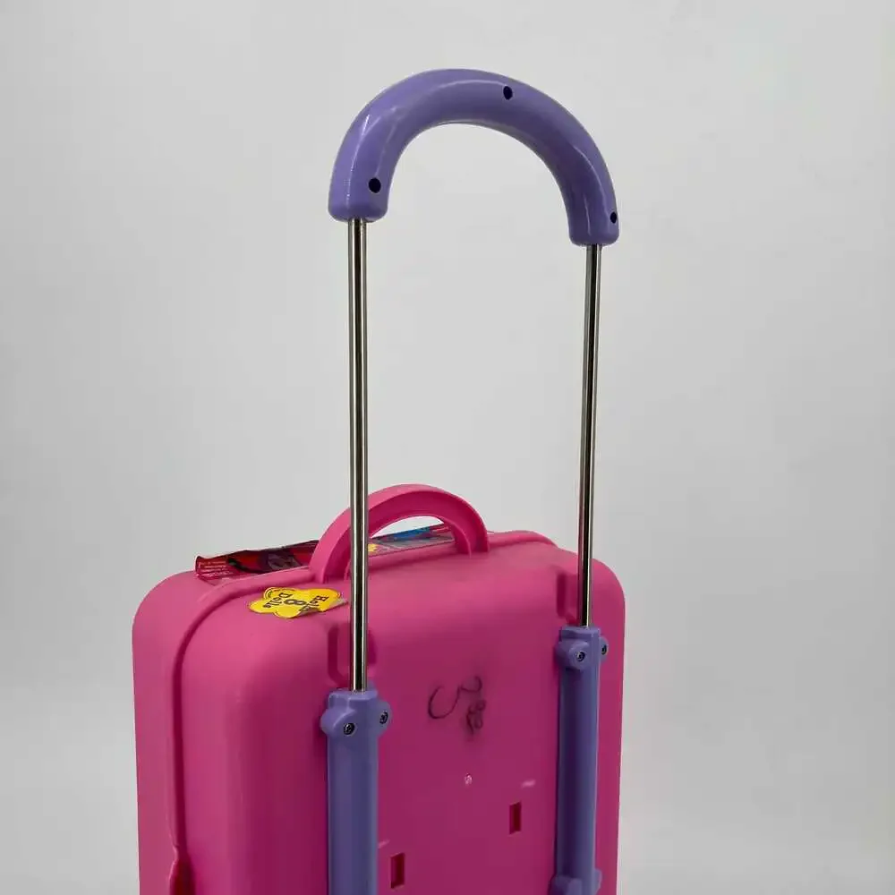 Vintage Mattel 2001 Pink/Purple Barbie Take a Long Doll Trunk